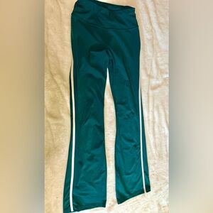 Sweaty Betty green flared legging